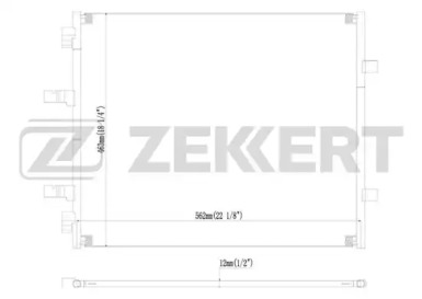 ZEKKERT mk3025 -  Конденсатор, кондиционер