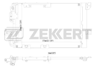 ZEKKERT mk3029 -  Конденсатор, кондиционер