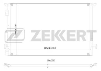 ZEKKERT mk3041 -  Конденсатор, кондиционер