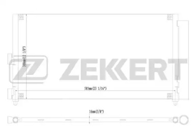 ZEKKERT mk3061 -  Конденсатор, кондиционер