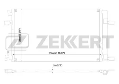 ZEKKERT mk3066 -  Конденсатор, кондиционер