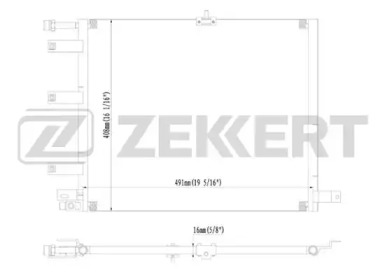ZEKKERT mk3075 -  Конденсатор, кондиционер