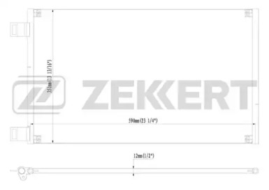 ZEKKERT mk3115 -  Конденсатор, кондиционер