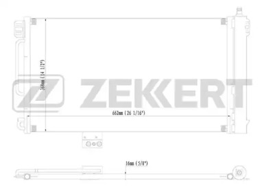 ZEKKERT mk3128 -  Конденсатор, кондиционер