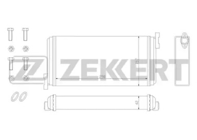 ZEKKERT mk5000 -  Теплообменник, отопление салона