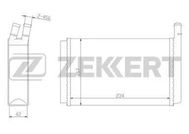 ZEKKERT mk5007 -  Теплообменник, отопление салона