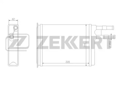 ZEKKERT mk5026 -  Теплообменник, отопление салона