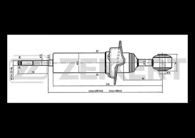 ZEKKERT sg2083 -  Амортизатор