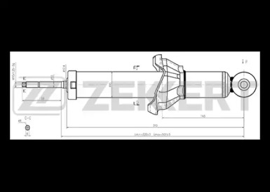 ZEKKERT sg2450 -  Амортизатор
