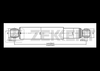 ZEKKERT sg2460 -  Амортизатор