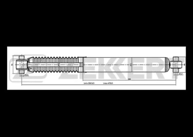 ZEKKERT sg2518 -  Амортизатор