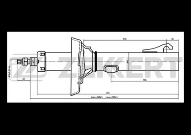 ZEKKERT sg4080 -  Амортизатор