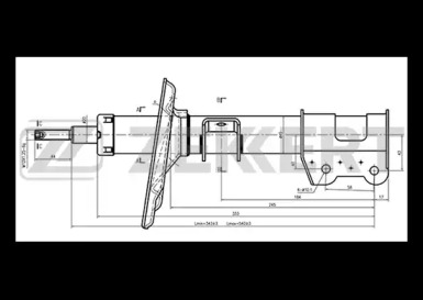 ZEKKERT sg4091 -  Амортизатор