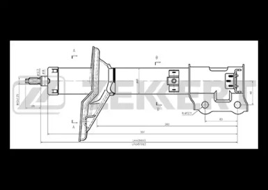ZEKKERT sg4471 -  Амортизатор