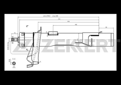 ZEKKERT sg4575 -  Амортизатор