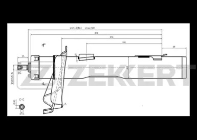 ZEKKERT sg4576 -  Амортизатор