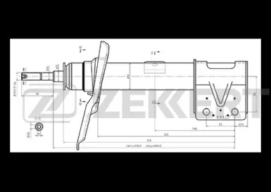 ZEKKERT sg4622 -  Амортизатор