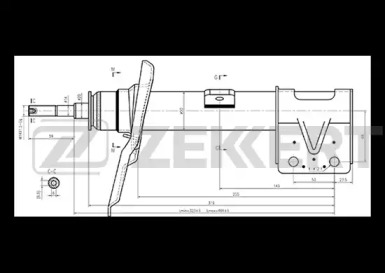 ZEKKERT sg4623 -  Амортизатор