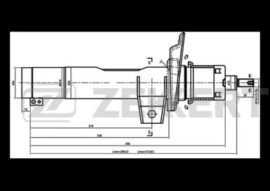 ZEKKERT sg4624 -  Амортизатор