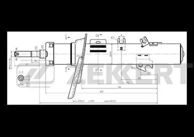 ZEKKERT sg4629 -  Амортизатор