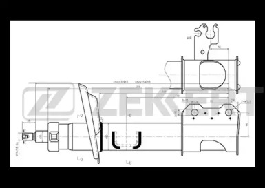 ZEKKERT sg4724 -  Амортизатор