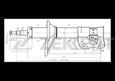 ZEKKERT sg4807 -  Амортизатор
