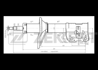 ZEKKERT sg4808 -  Амортизатор