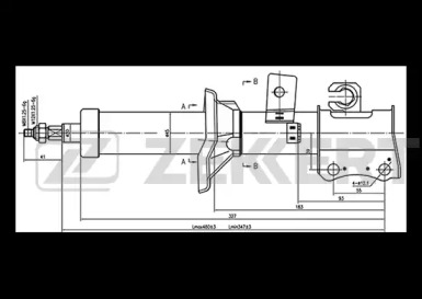 ZEKKERT sg4896 -  Амортизатор
