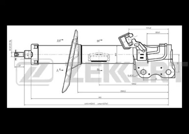 ZEKKERT sg5144 -  Амортизатор