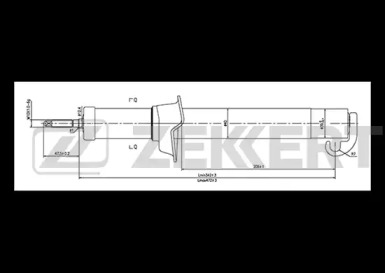 ZEKKERT sg6242 -  Амортизатор