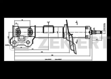 ZEKKERT sg6375 -  Амортизатор