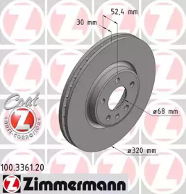 ZIMMERMANN 100336120 -  Тормозной диск