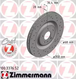 ZIMMERMANN 100337652 -  Тормозной диск