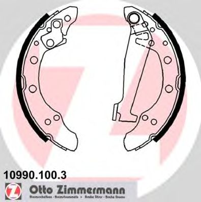 ZIMMERMANN 109901003 -  Колодки тормозные барабанные, комплект