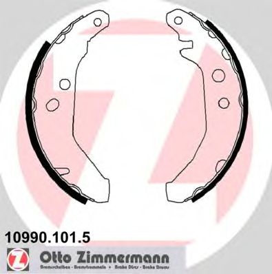 ZIMMERMANN 109901015 -  Комплект тормозных колодок