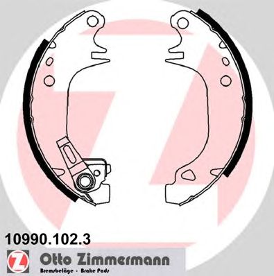 ZIMMERMANN 109901023 -  Комплект тормозных колодок