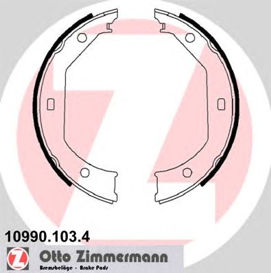 ZIMMERMANN 109901034 -  Комплект тормозных колодок, стояночная тормозная система