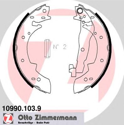 ZIMMERMANN 109901039 -  Комплект тормозных колодок