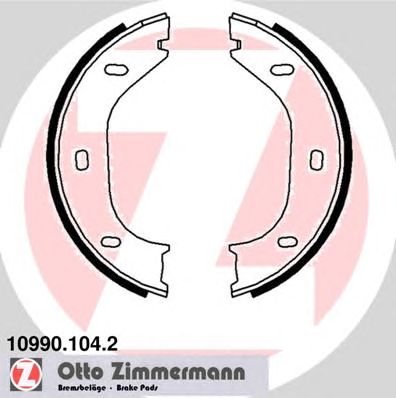 ZIMMERMANN 109901042 -  Комплект тормозных колодок, стояночная тормозная система