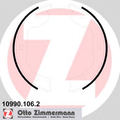 ZIMMERMANN 109901062 -  Комплект тормозных колодок, стояночная тормозная система