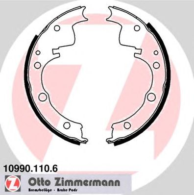 ZIMMERMANN 109901106 -  Комплект тормозных колодок