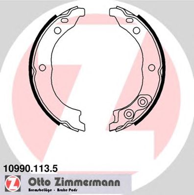ZIMMERMANN 109901135 -  Комплект тормозных колодок, стояночная тормозная система