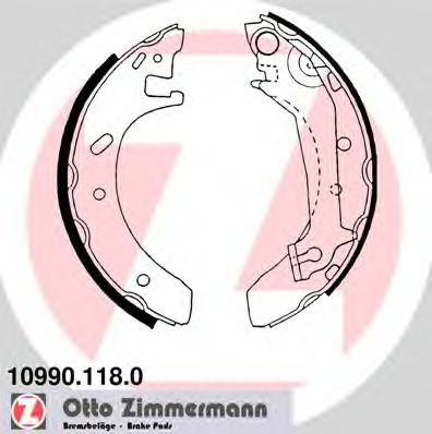 ZIMMERMANN 109901180 -  Колодки тормозные барабанные, комплект