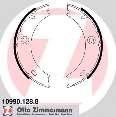 ZIMMERMANN 109901288 -  Комплект тормозных колодок, стояночная тормозная система