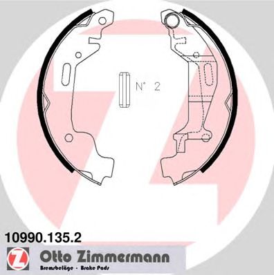 ZIMMERMANN 109901352 -  Комплект тормозных колодок