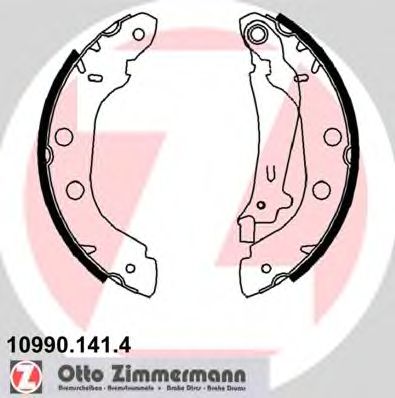 ZIMMERMANN 109901414 -  Колодки тормозные барабанные, комплект