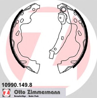 ZIMMERMANN 109901498 -  Колодки тормозные барабанные, комплект