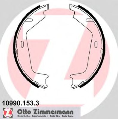 ZIMMERMANN 109901533 -  Комплект тормозных колодок, стояночная тормозная система