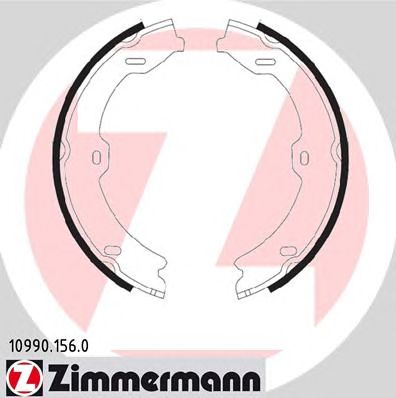 ZIMMERMANN 109901560 -  Комплект тормозных колодок, стояночная тормозная система
