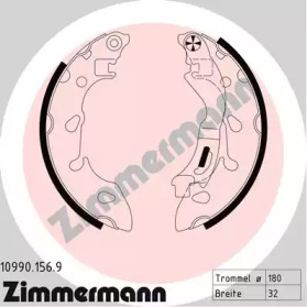 ZIMMERMANN 109901569 -  Комплект тормозных колодок